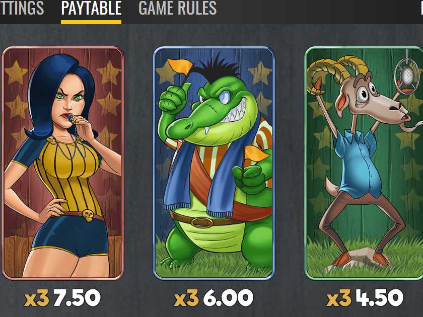 Таблица выплат в слоте Hugo Goal