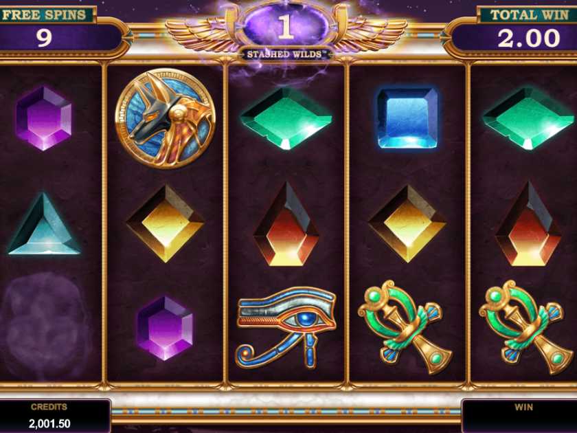 Фри-спины в слоте Wild Scarabs