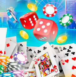 Карты и фишки казино